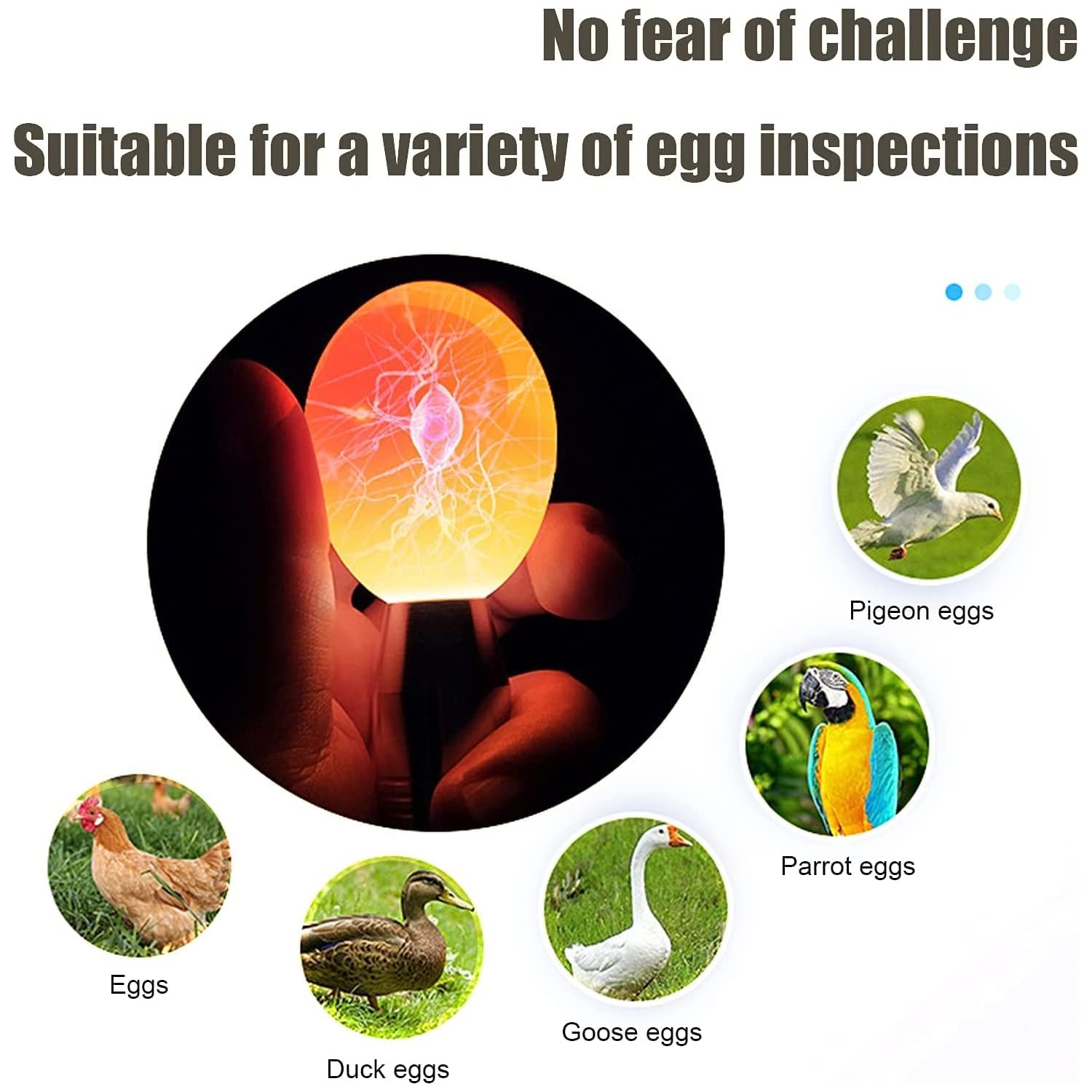 ZZBUY egg candler battery packs 1200mAh for long-lasting cordless operation.