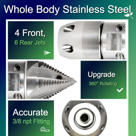 ZZHANFF stainless steel body delivers durable, long-lasting performance.