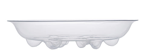 ZZPYXIA clear plastic plant tray for indoor and outdoor use.