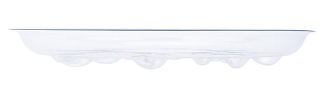 ZZPYXIA heavy-duty 14-inch tray supports heavy pots without bending.