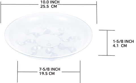 ZZPYXIA petal-shaped bottom tray adds elegance while catching drips