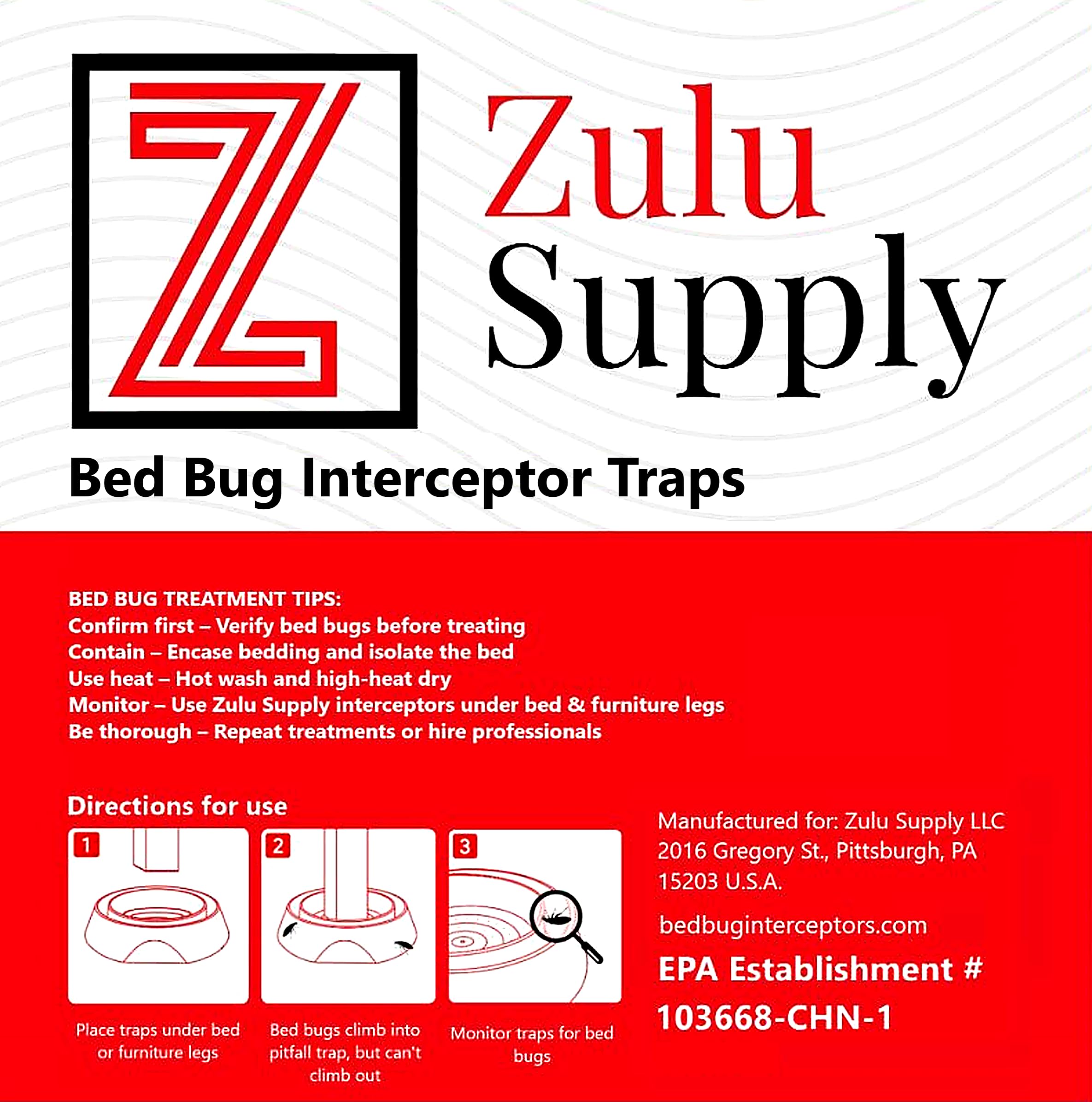 Z Zulu Supply easy-to-clean traps support cost-saving reuse.